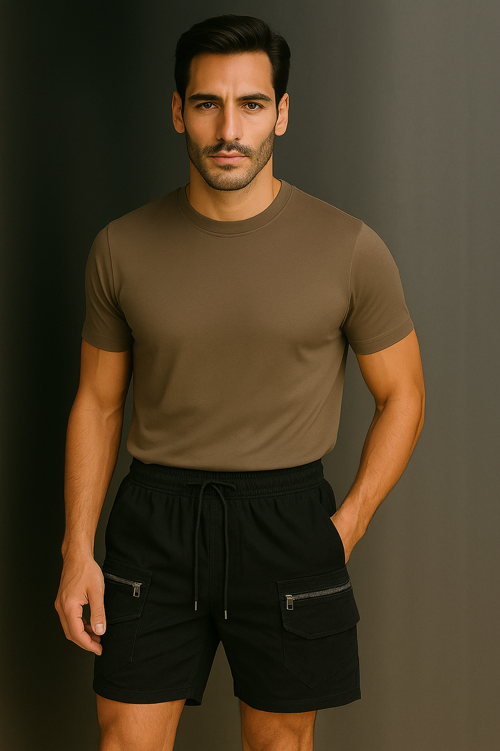 Utility Zippered Cargo Shorts