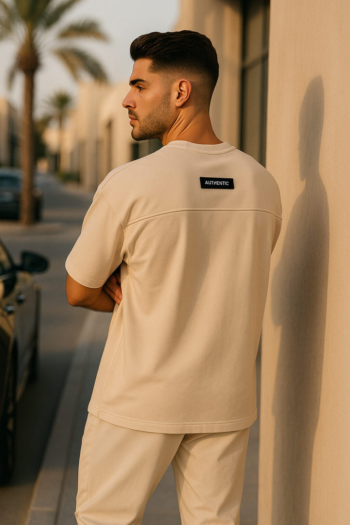 Oversized Panel Logo T-Shirt