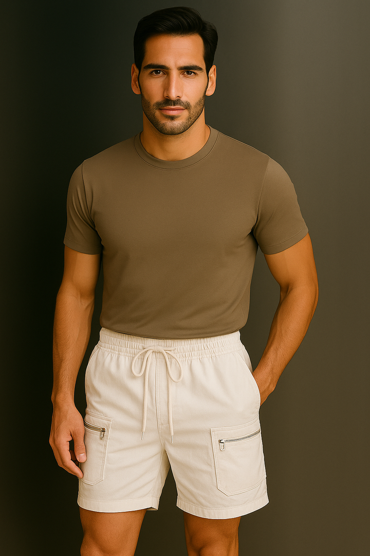 Utility Zippered Cargo Shorts