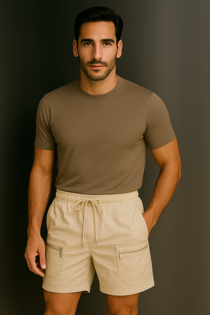 Utility Zippered Cargo Shorts