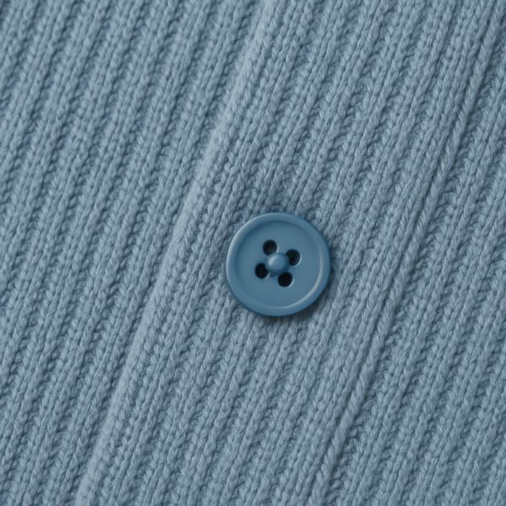 Textured Knit Button-Up Shirt