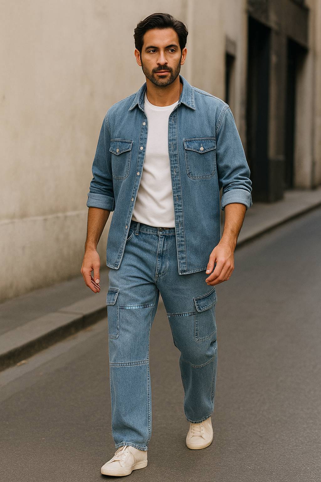 Cargo Denim Jeans