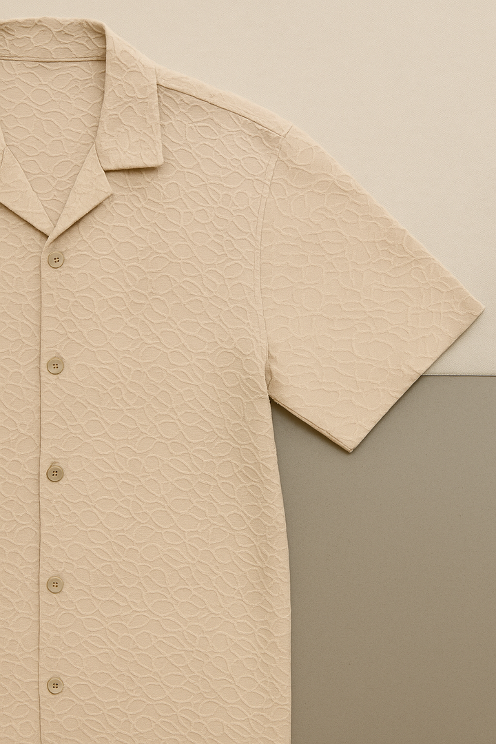 Textured Short Sleeve Shirt