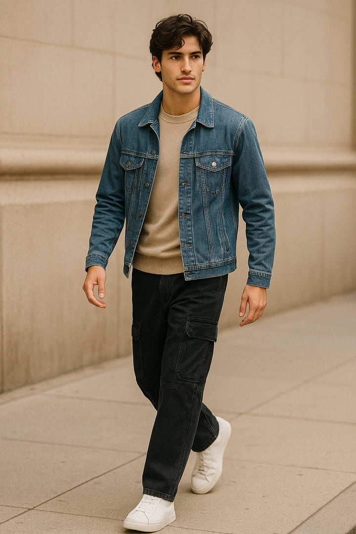 Cargo Denim Jeans