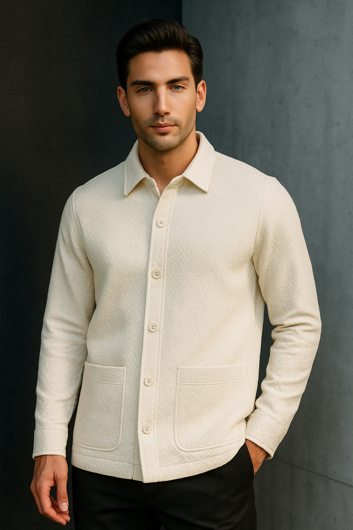 Men’s Textured Utility Shacket