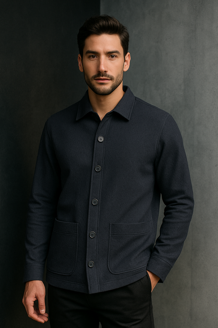 Men’s Textured Utility Shacket