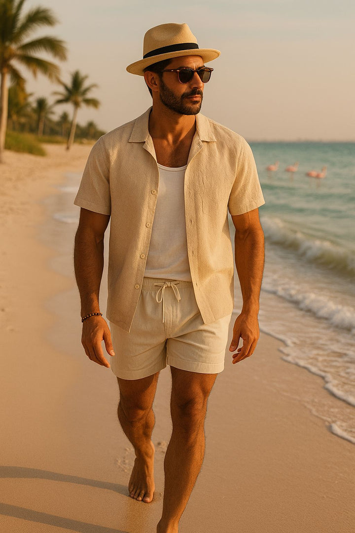 Textured Short Sleeve Shirt