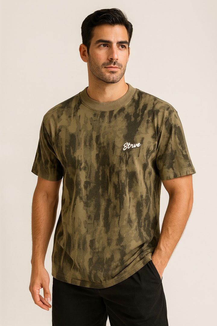 Textured Tie-Dye Logo T-Shirt
