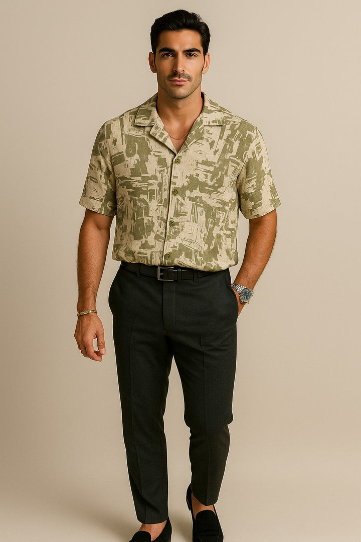 Relaxed Fit Printed Resort Shirt