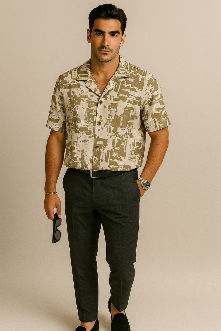 Relaxed Fit Printed Resort Shirt
