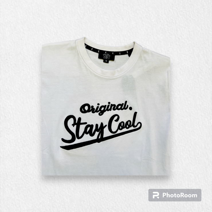 mens-cotton-t-shirts-stay-true- COTTON  WHITE T-SHIRT