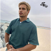 Stay true textured weave polo t-shirts