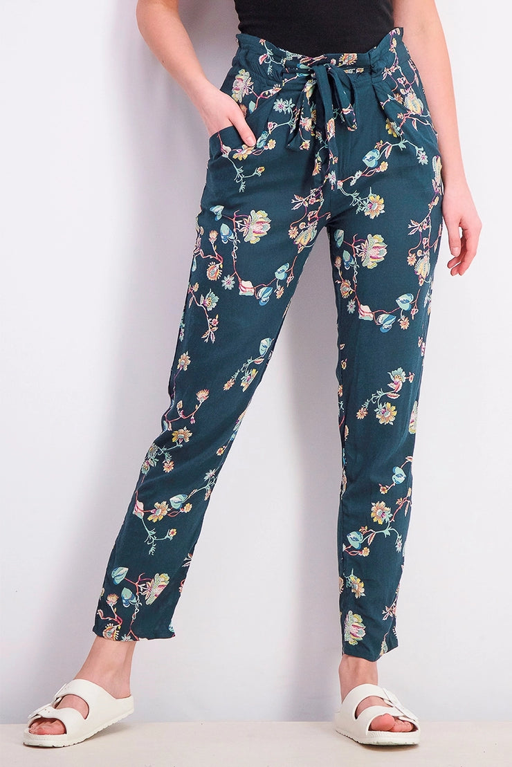 FLORAL GREEN PANT