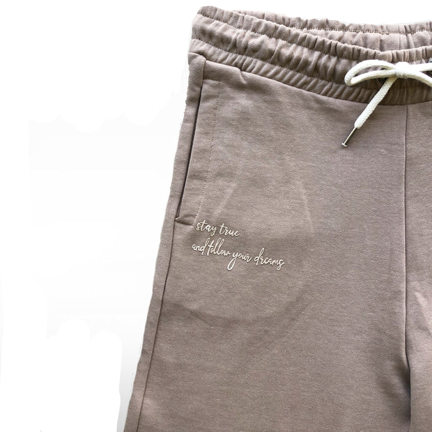 STAY TRUE & FOLLOW YOUR DREAMS MEN'S SWEAT SHORTS