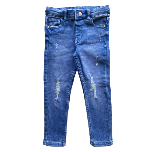 Junior skinny ripped hot sale jeans