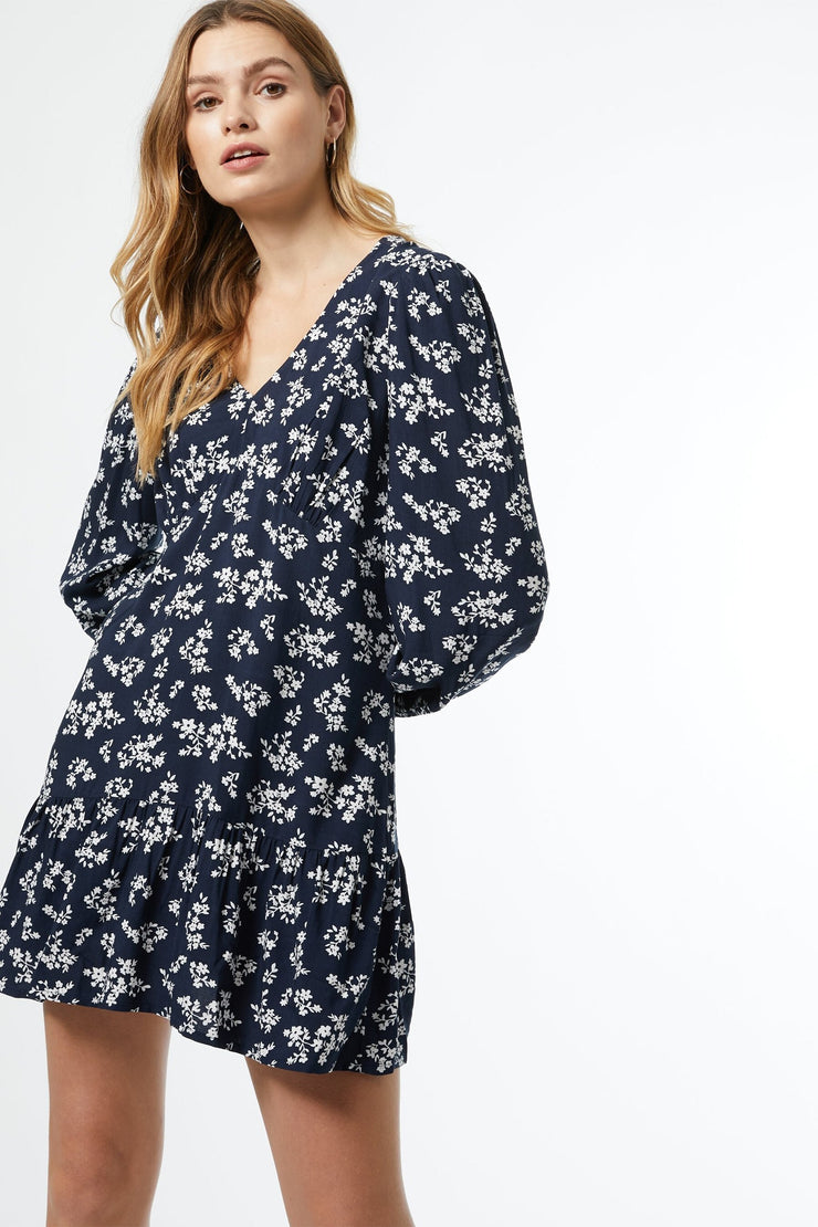 DOROTHY PERKINS NAVY FLORAL TUNIC