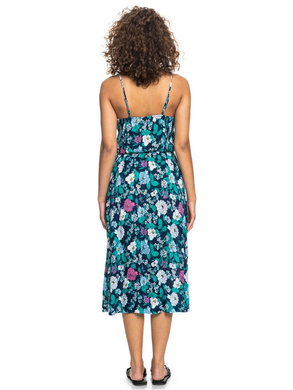 Mini dress with floral print